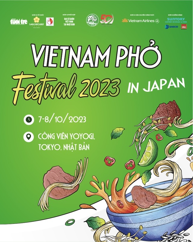 Saigontourist Group đồng tổ chức sự kiện Vietnam Phở Festival 2023 tại Nhật Bản